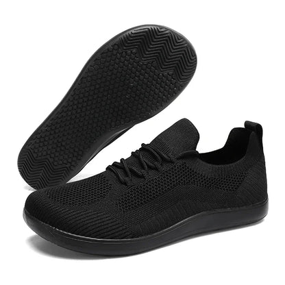 Men’s Wide-Toe Minimalist Shoes | Breathable Air-Mesh & Lightweight EVA | Daily Walking & Casual Wear