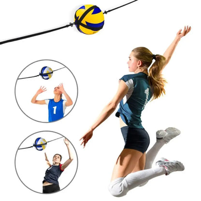 Elastic Volleyball Training Chain Flexible Wear-resistant Solo Serve Trainer Volleyball Auxiliary Training