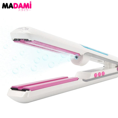 Steam Hair Straightener Professional Ceramic Coating Plate Vapor Hair Flat Iron 230℃ Straightening Iron 1 Inch