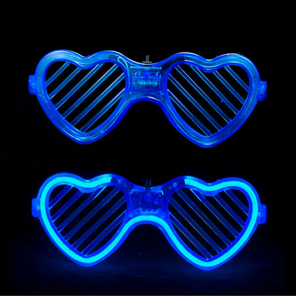 5/10/15/20/30 Pcs Led Neon Party Glasses Light Up Sunglasses Glow in the Dark Glasses for Kids Adults Party Supplies