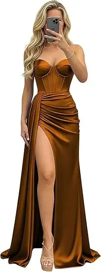 Sage Green Mermaid Prom Dresses Black Sweetheart Strapless Corset Formal Evening Party Gowns 2026 Graduation Dress Customized