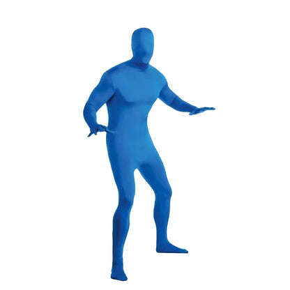 24 Zentai Invisible Jumpsuit Cosplay Costume Bodysuits Halloween Carnival Skin Tight Suit Spandex Stretch Disappearing Jumpsuit