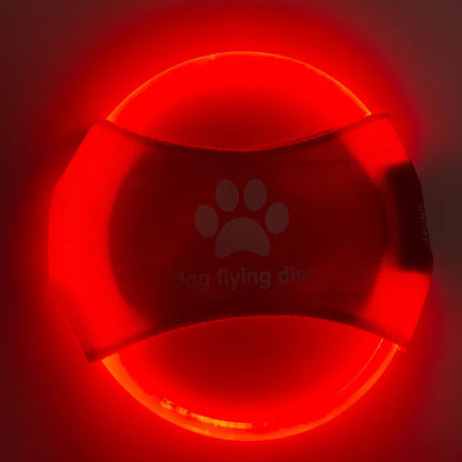 Hot-selling eco-friendly interactive LED Frisbee dog training toy rechargeable sports pet sports toy