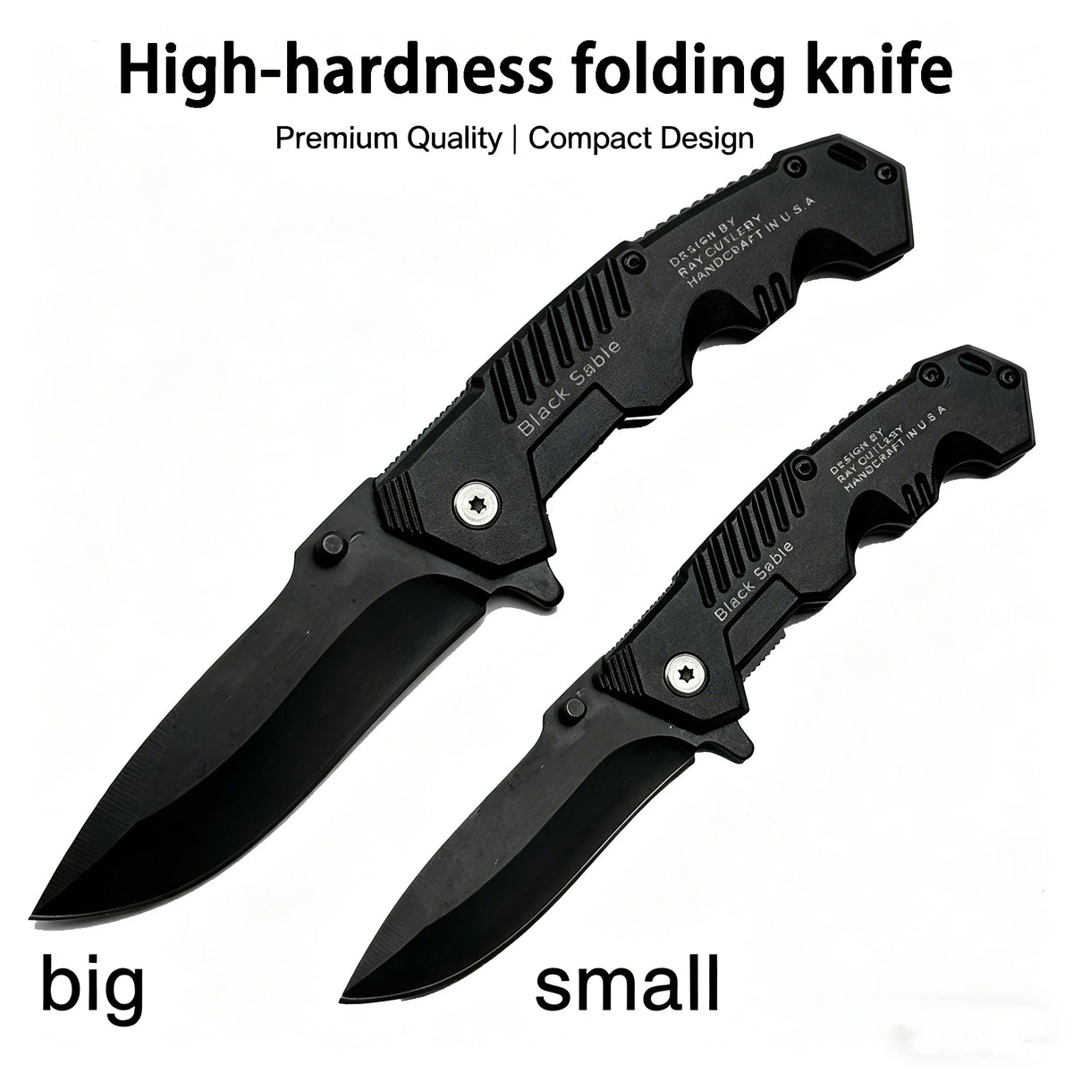 This multi-functional all-in-one folding knife is a portable tool for outdoor camping, hiking, survival, and household peeling
