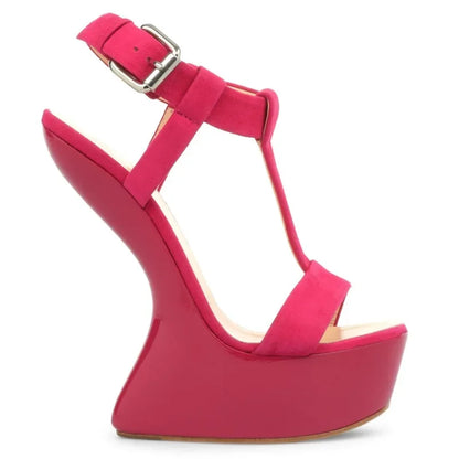 Platfrom Strange Style T Tied Sandas Sexy Pointed Toe Slingback Buckle Strap Customized New Arrivals Fashion Women Modern Shoes