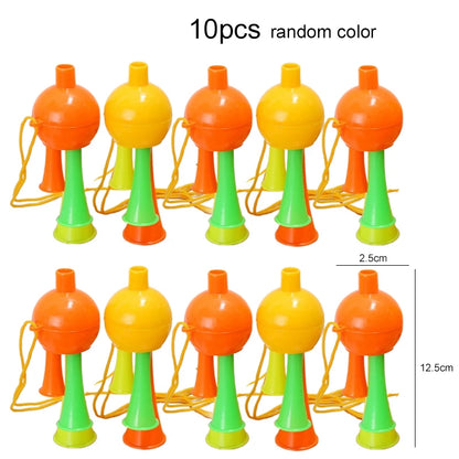 5/10pcs Mini Plastic Whistle Horn for Party Noise Producing Material Cheerleading Supplies Cheerleading Referee Whistles TMZ