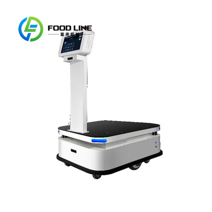 AGV Delivery Robot Low Height Frame Design Guided Delivery Vehicle Suitable For Transporting Low-Placed Pallets Inside Storage