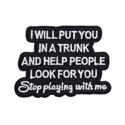 Motivational Quotes Patch Embroidered Patches On Clothes Iron On Patches For Clothing DIY Patch Jackets Sew Stickers