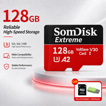Micro TF/SD Card 512GB Large‑Capacity Memory Card 256GB 128GB SD Cards For Drone Dash Cam Tablet