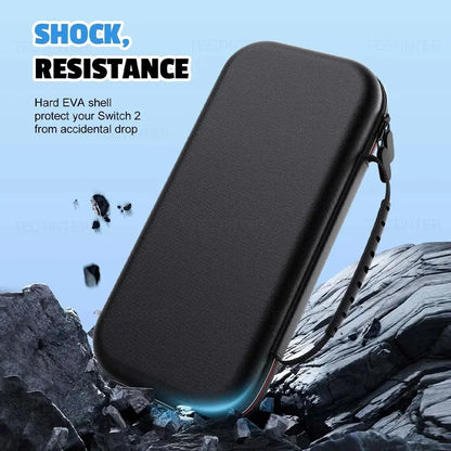 Travel Carrying Case For NS Switch 2 Console EVA Hard Shell Shockproof Storage Bag Protective Bag Pouch for Switch 2 Accessories