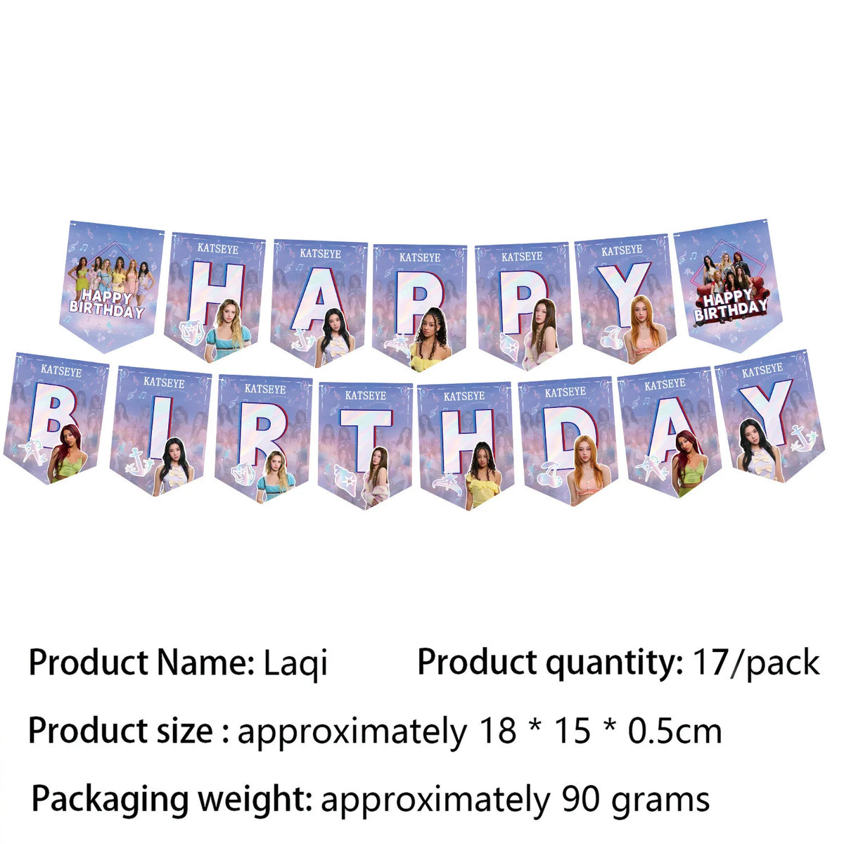 Kpop Katseye Party Decoration Tableware Tablecloth Cup Plate Napkin Sticker Bags Balloons Baby Shower Kpop Party Favors Supplies
