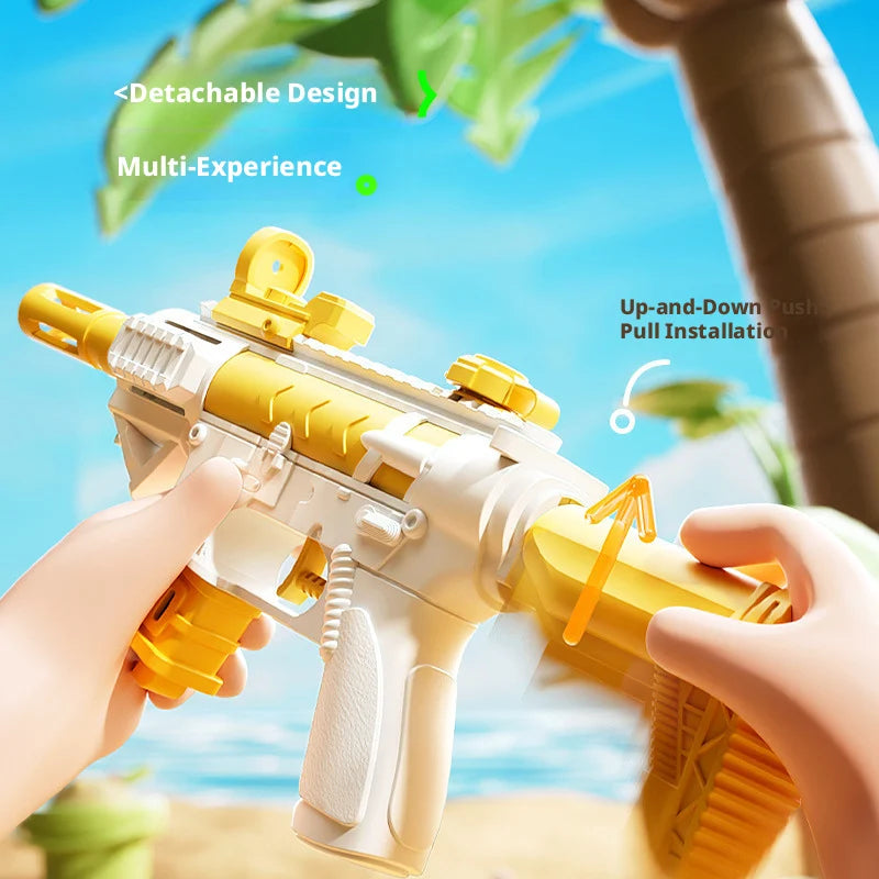 Summer Toys Manual M416 Water Gun, Non Electric Gun, Swimming Pool Shooting Combat, Outdoor Beach Toy Gun For Boys And Girls
