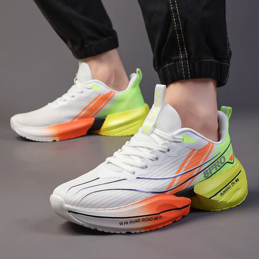 Men's Tennis Shoes Designer Fashionable Carbon Plate Sports Shoes Outdoor Soft Soled Mesh High Quality Running Shoes skateboard