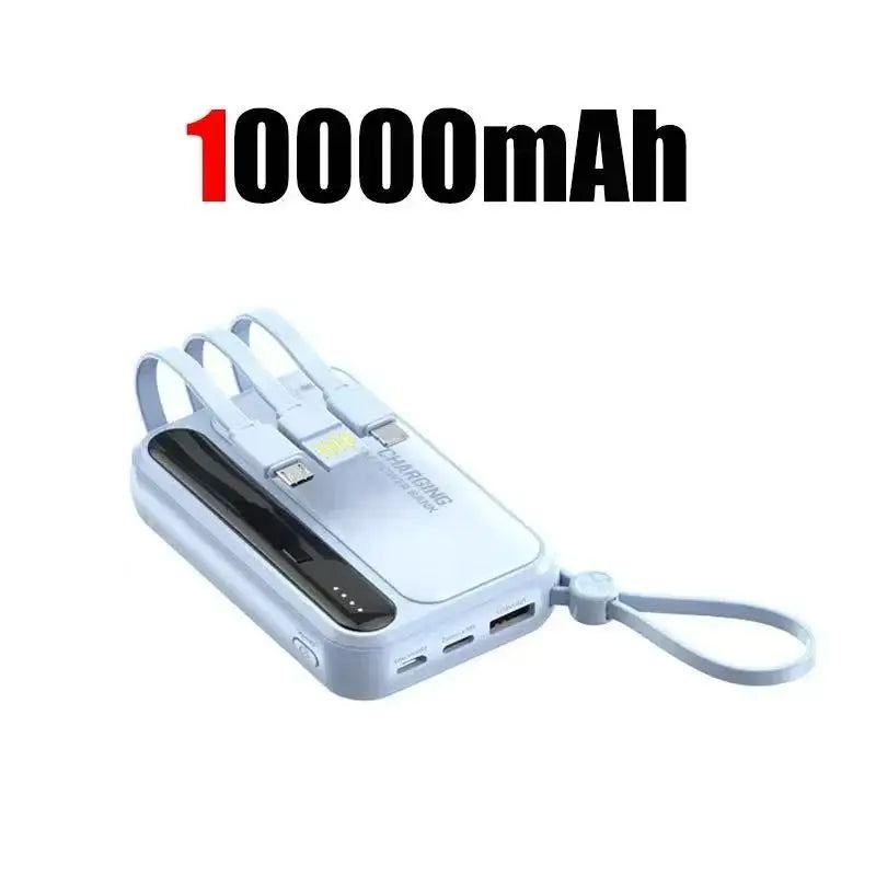 Lenovo 2026New 120W Super Fast Charging 500000mAh 4 In1 Cables Portable Powerbank Power Bank For Iphone Huawei Samsung