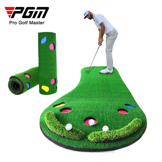 PGM Golf Green Home Golf Putting Mats Golf Putting Practice Equipment Professional Indoor Putting Practice Trainer