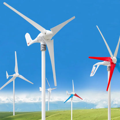 3 5Blades 600W 12V 24V Wind Turbine Generator With MPPT Controller High Effcient Household Wind Generator for Battery Charge