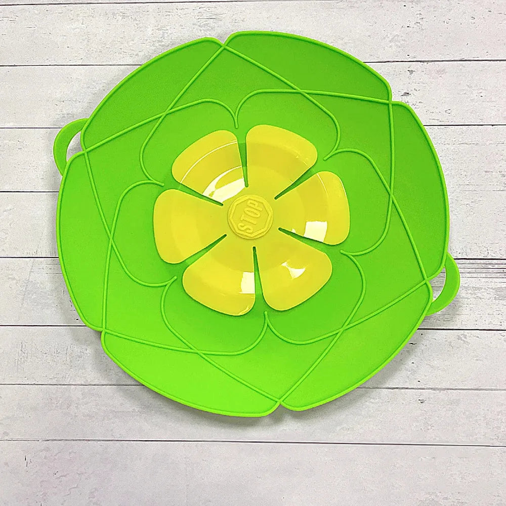 1pc Silicone Spill Proof Pot Lid Kitchen High Temperature Resistant Splash Proof and Splash Proof Silicone Lid Kitchen Tool