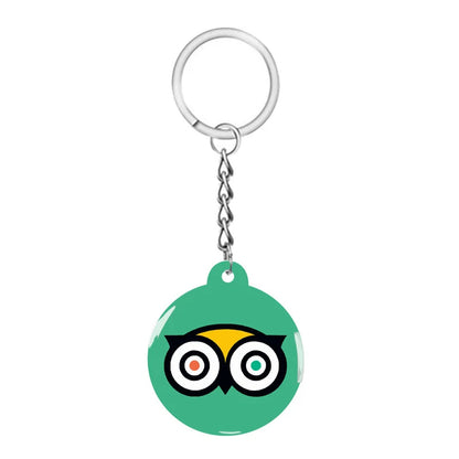 NFC Smart Epoxy Keychain for Google Instagram WhatsApp Facebook Snapchat Review Tap Keychain for Instant Customer Feedback