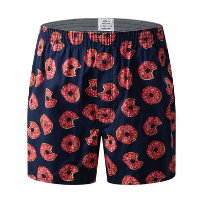 1PC 100% Cotton Men's Underwear Soft Comfortable Men's Underwear Men's Shorts Home Loose Stretch Men's Aloe Pants Boxer Briefs
