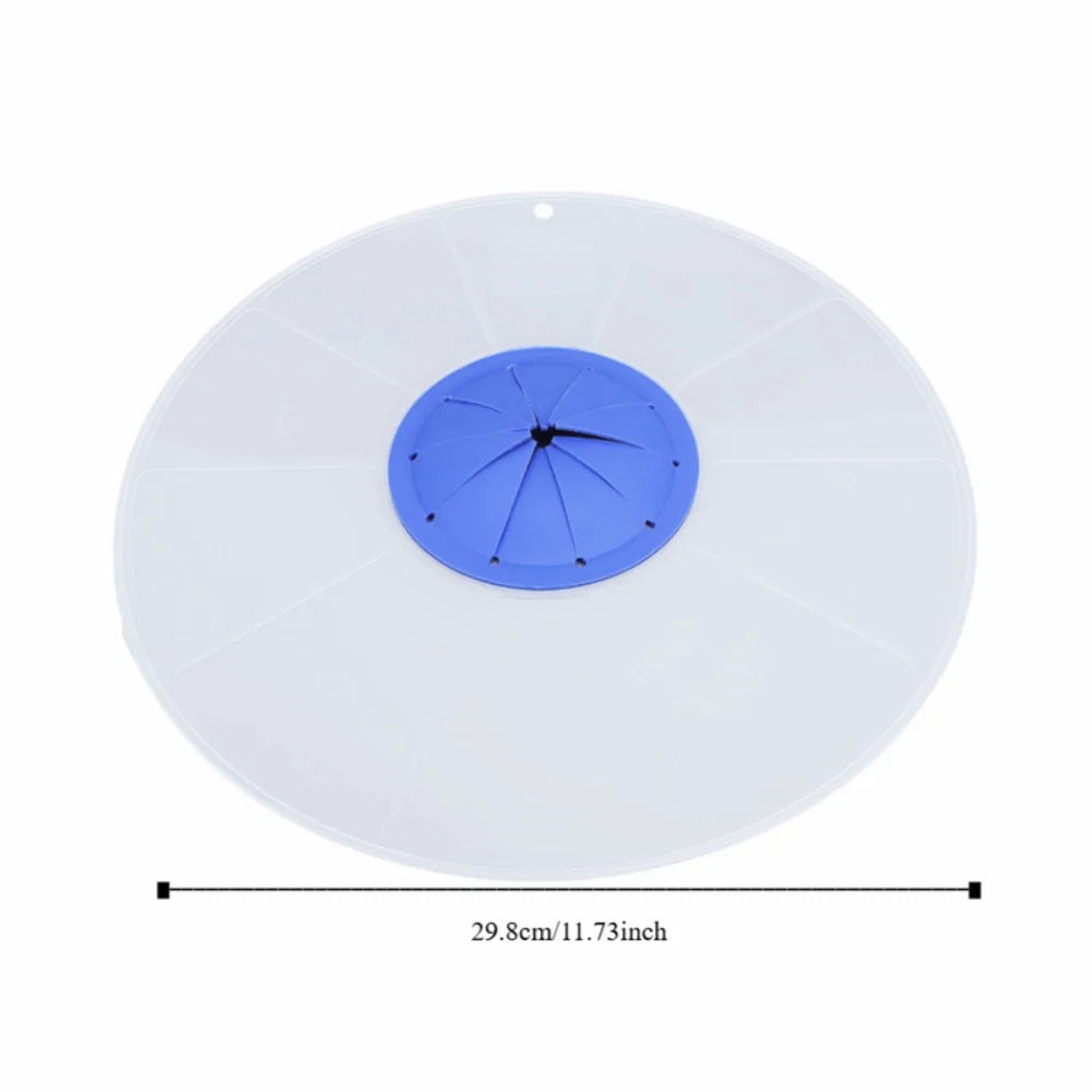 Durable PP Silicone Mixer Splatter Guard Round Transparent Anti Splash Cover Multifunctional Splash Cooking Guard Baking