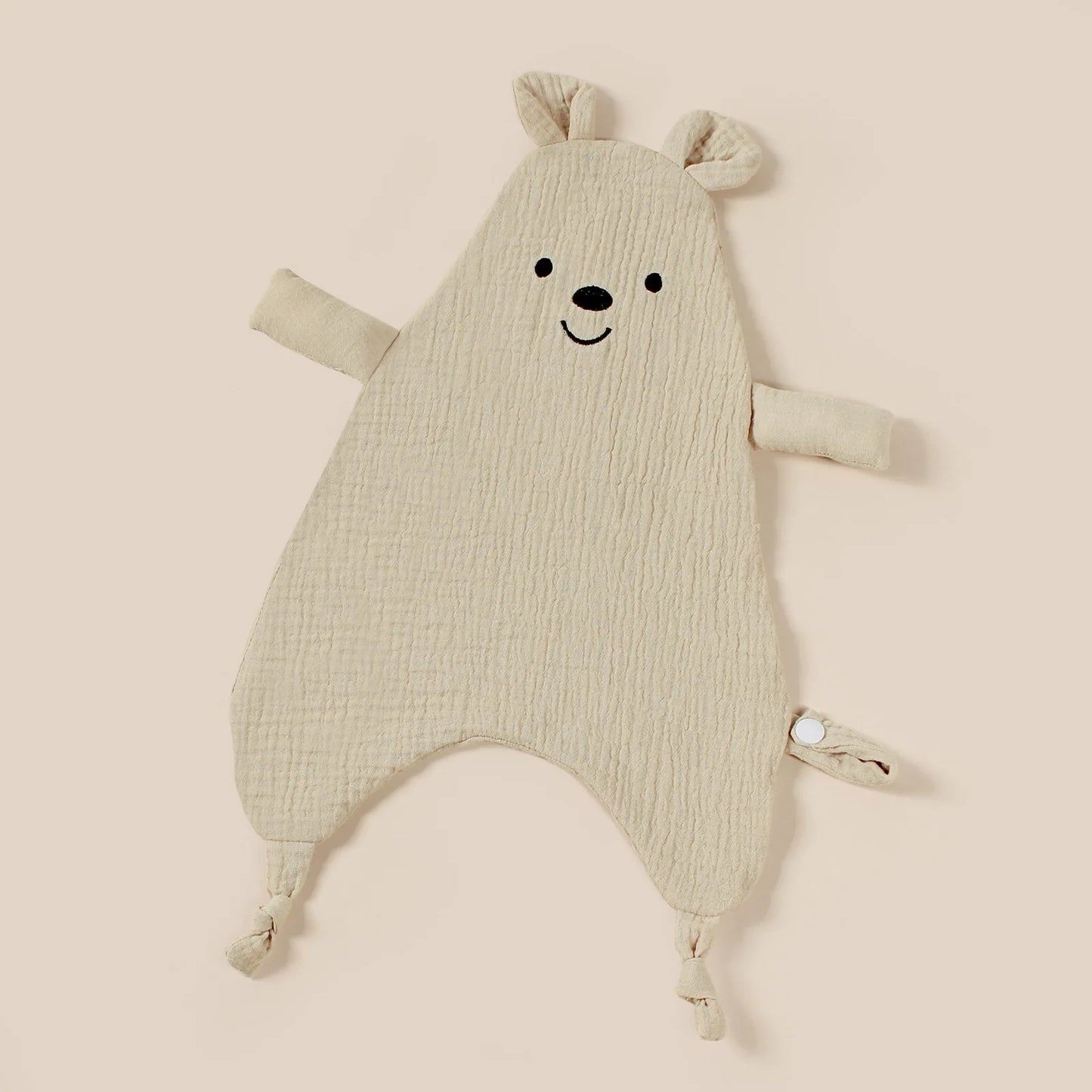 Cute Bear Baby Cotton Comforter Blanket Newborn Sleeping Dolls Rabbit Ears Sleep Toy Soothe Appease Towel Bibs Saliva Towel New
