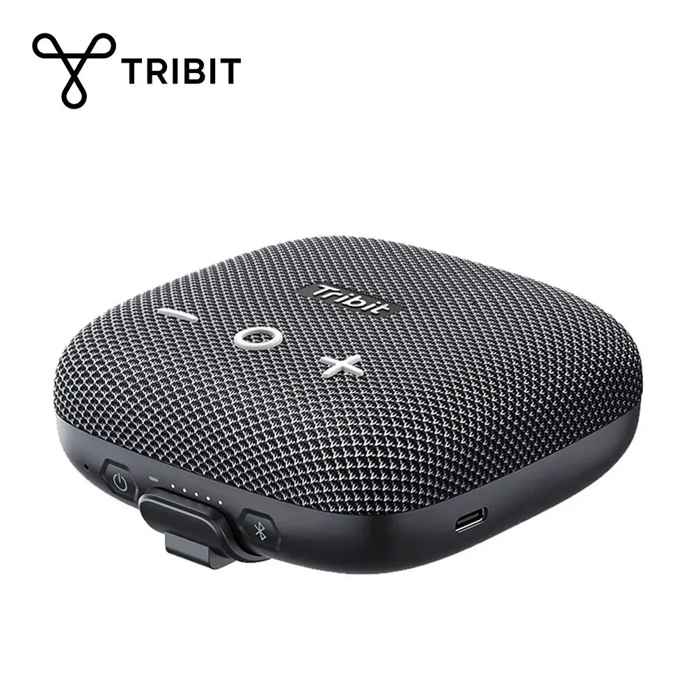 Tribit StormBox Micro 2 Portable Speaker, 10W Loud Bass IP67 Waterproof, Bluetooth 5.3 Bike Speaker, 12H Playtime TWS for Hiking