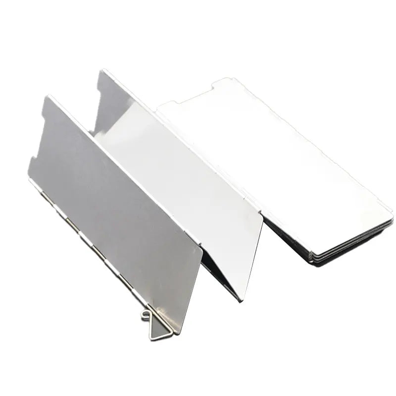 8 Plate Foldable Gas Stove Outdoor Camping Cooking Windbreak Camping Equipment Outdoor Camping Stove Foldable Windshield