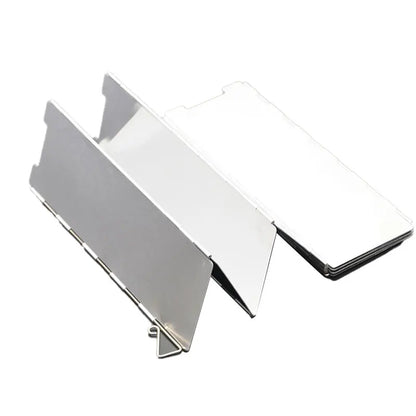 8 Plate Foldable Gas Stove Outdoor Camping Cooking Windbreak Camping Equipment Outdoor Camping Stove Foldable Windshield