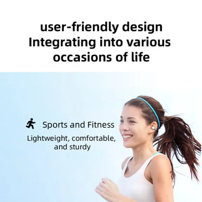 Single Bone Conduction Earphone Bluetooth Compatible V5.3 Ear Clip on Wireless Headphones Sports Headsets Ear Hook Earphones