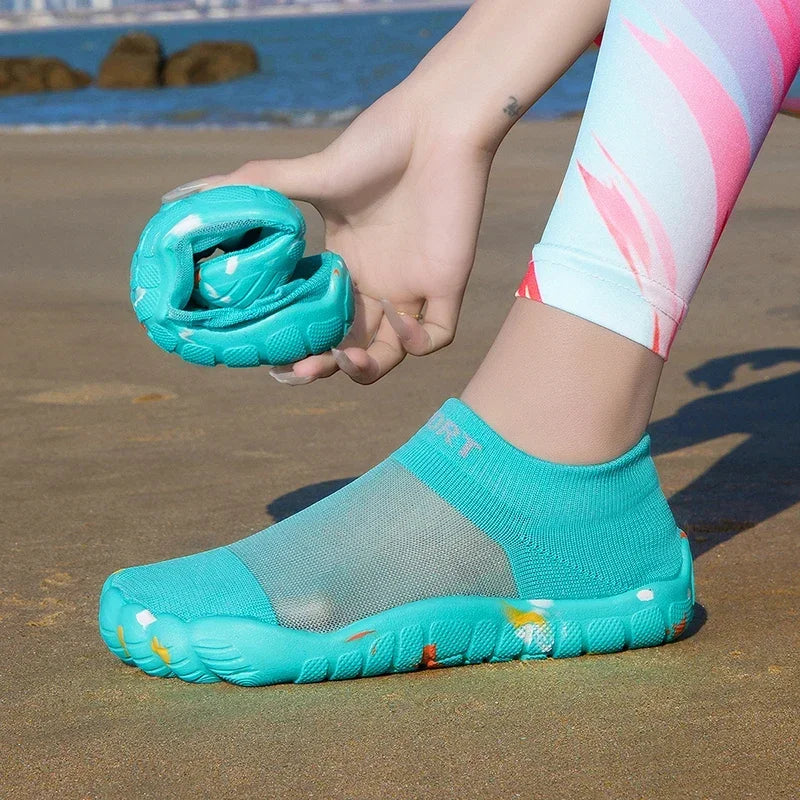 Aqua Shoes For Women Men Barefoot Water Shoes Anti-Slip Quick-Drying Outdoor Beach Upstream Wading Swimming Shoe Sneakers Unisex