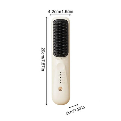 5-Mode Heating Hair Straightening Brush Negative Ion Multi-Temp Brush Electric Hair Brushes Hot Comb Straightener Hair Tool