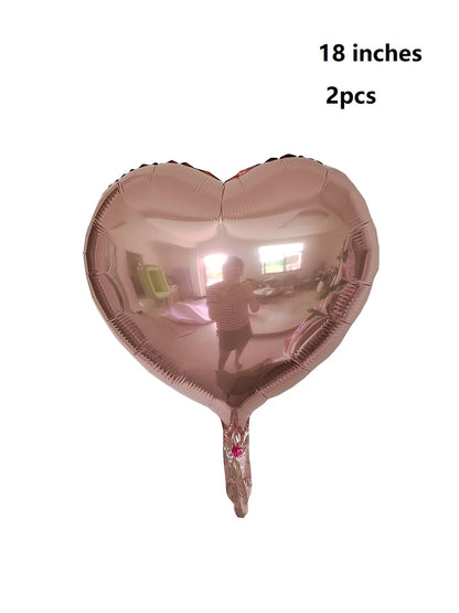 Rose Gold Party Supplies Disposable Tableware Set Diamond Glitter Paper Plate Cup Wedding Birthday Party Decoration Kid Balloons