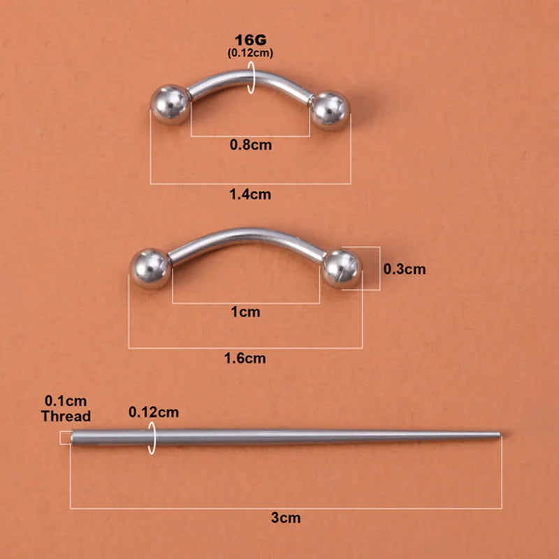 Sterile Body Piercing Tool Kit Surgical Steel Piercing Needles Clamp Pliers Gloves Set Pull Pin Lead Tool Lip Nose Belly Jewelry