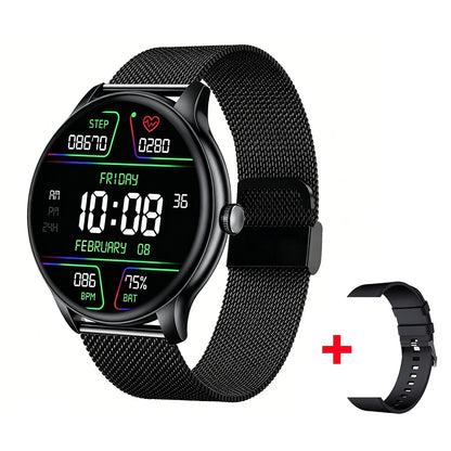 2026 Smart Watch Women Round Smartwatch Bluetooth Call Men Fitness Tracker Bracelet Custom Watch Face Watches For Android IOS