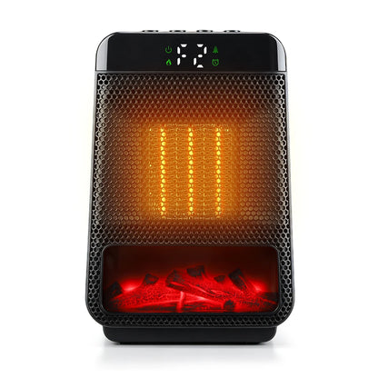 1000W Winter Portable Desktop Heater 4 Timer Settings Warm Air Blower PTC Fast Heating Household Heater for Home Office Indoor