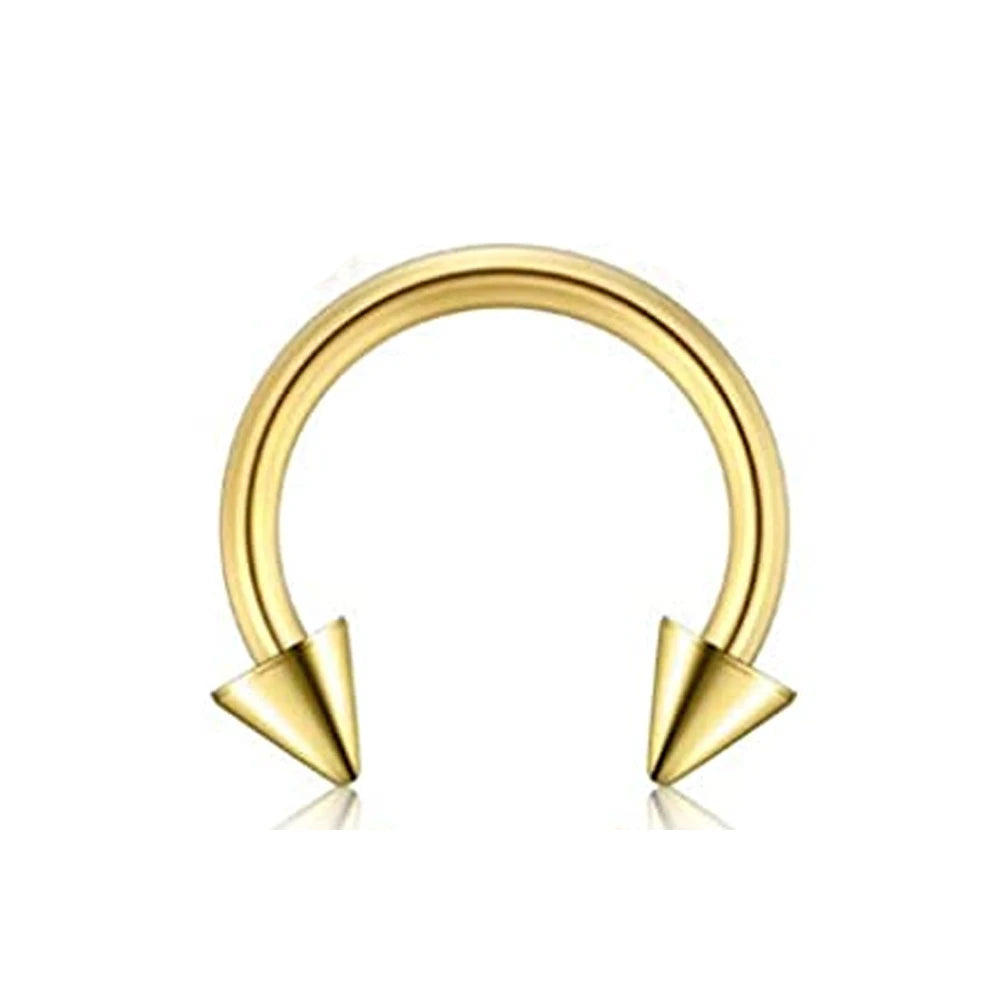 31 Styles 16G Surgical Steel 1 Pcs Nose Septum Rings Piercing Jewelry Horseshoe Cartilage Earring Eyebrow Lip Retainer 8mm 10mm