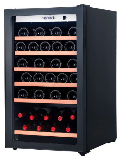 Airo ODM JG32B  Single Zone Glass-Front Elite Wine Cooler Touch-Controlled Thermoelectric Freestanding Wine Cooler