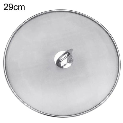 1Pc Kitchen Oil Proofing Lid Filter Foldable Handle Frying Pan Cover Splatter Screen Spill Proof Kitchen Cooking Tools