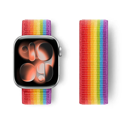 Nylon Loop for Apple Watch Band S11 46mm 40mm 44mm 45mm 42mm 41mm 49mm Smart Belt Bracelet for IWatch 11/10/9/8/7/6/SE/5/4 Strap