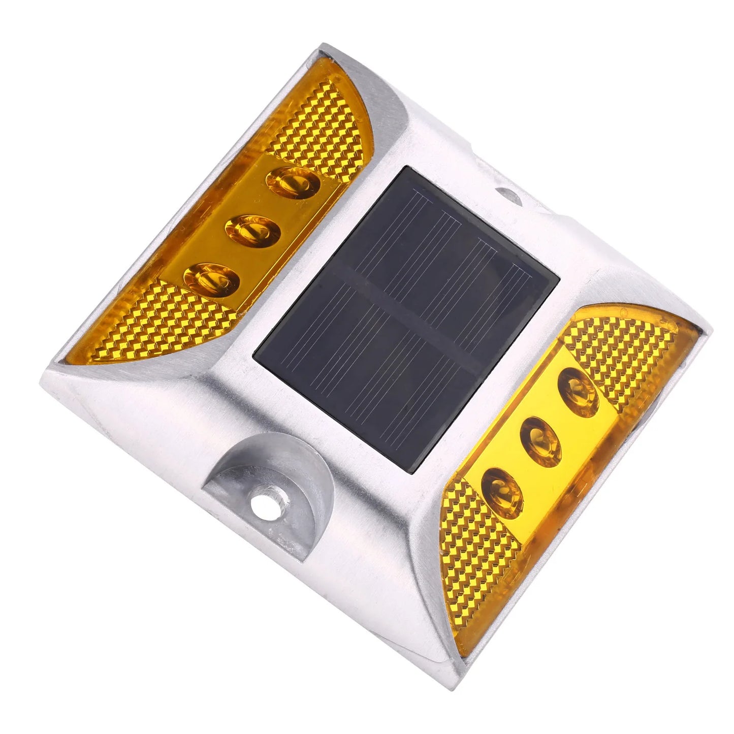LED Solar Power Ground Marker Lights Waterproof Driveway Road Highway Spike Lamp Outdoor Garden Flash Warning Pathway Light New
