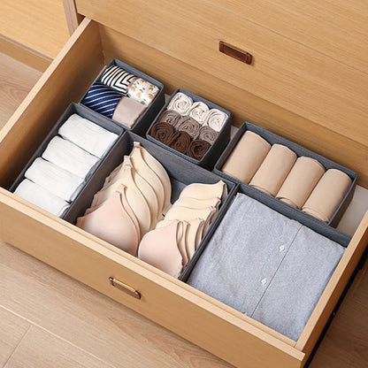 Foldable Drawer Organizers Underwear Storage Box Home Bra Socks Leggings Belts Ties Storage Organizers Box Closet Organization