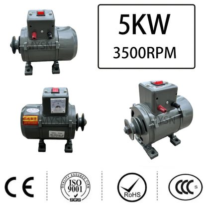 220V 10KW Portable Generator 230V 240V Permanent Magnet Generator Free Energy Alternator Lighting Household Farm CE Certified