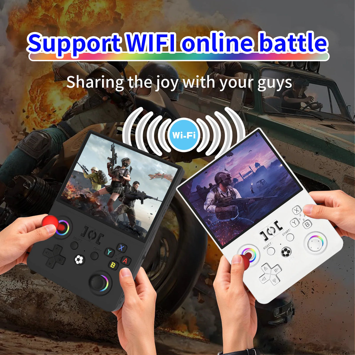 MAXⅡ 2026 Newest  4.5 Inch Retro Handheld Game Console 1024x768 IPS HD Screen Portable Open Source Linux System with 2*Joys