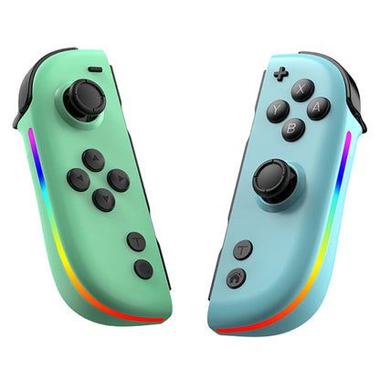 Bluetooth 5.3 Gamepad Controller For Nintendo Switch/OLED/Lite Joycon RGB Colorful Light L/R Wireless Game Console Joystick