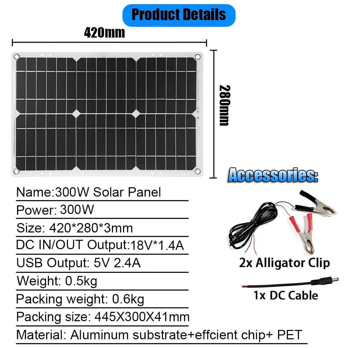 6000W Solar Power Complete Kit 12V To 220V Inverter 30A Controller 2*300W Panel System for Home/RV/Camping Full House Generator