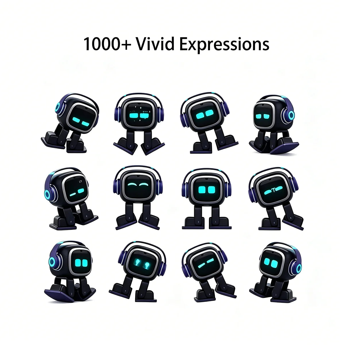 Emo Robot Voice Recognition Pet Robot AI Communication Intelligent Robot Electronic Toys Desktop Companion Robot For Kids Gift