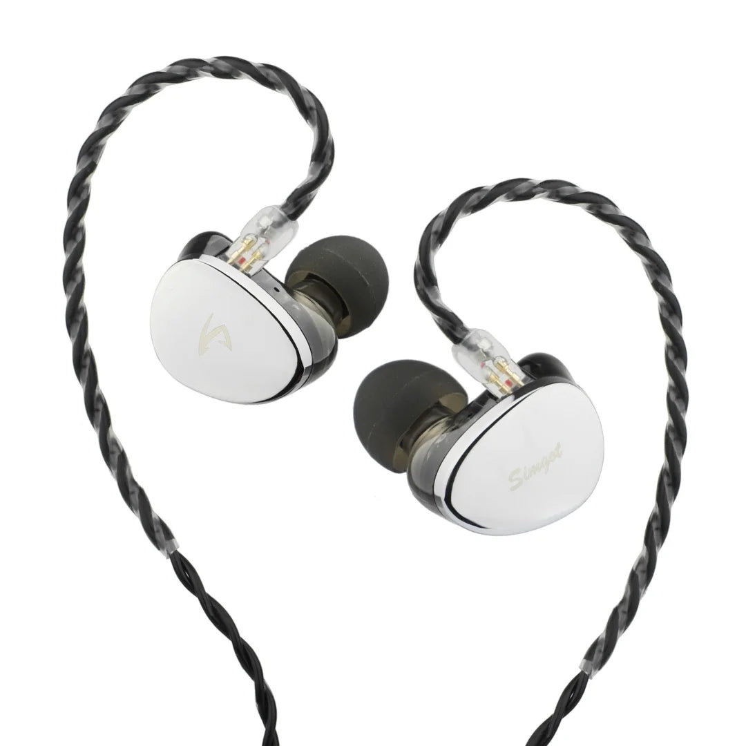 SIMGOT EG280 In Ear Monitor 1DD+1 Planar HiFi IEM Wired Gaming Earphone with Detachable 2Pin OFC Cable Optimized for HiFi&Gaming