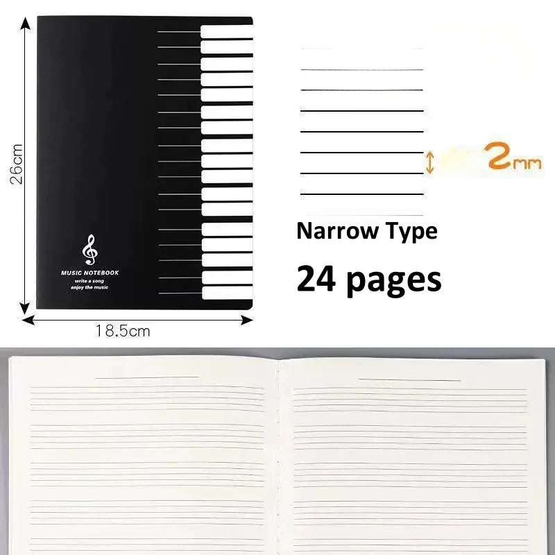 Blank Sheet Music Notebook Staff Paper Sheet Music Composition Art Music Notebook Manuscript Paper Piano Notebook Song Writing