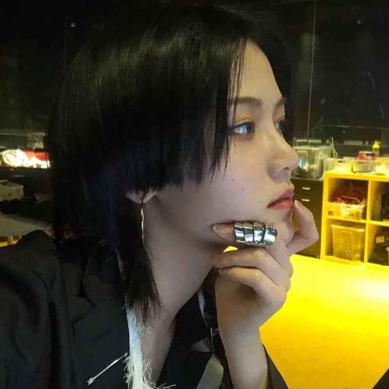 Anime Oosaki Nana Cosplay Metal Ring Armor Knuckle Finger Rings Adult