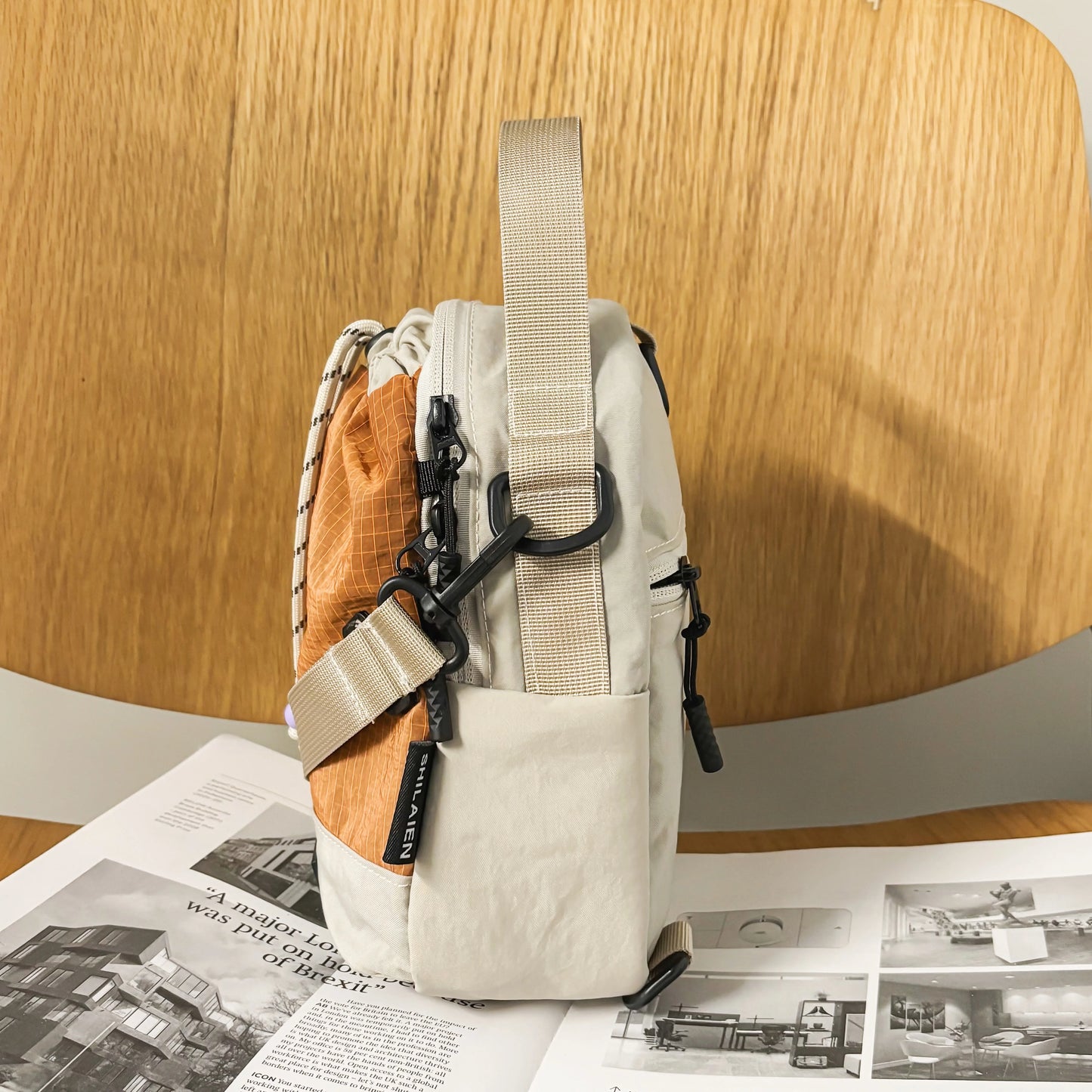 Fashionable Commuter Crossbody Bag, Mobile Phone Bag, Lightweight Multifunctional Chest Bag, Large Capacity Water Bottle Bag, Waterproof Shoulder Bag, Water Bottle Bag, Outdoor Sports Hiking